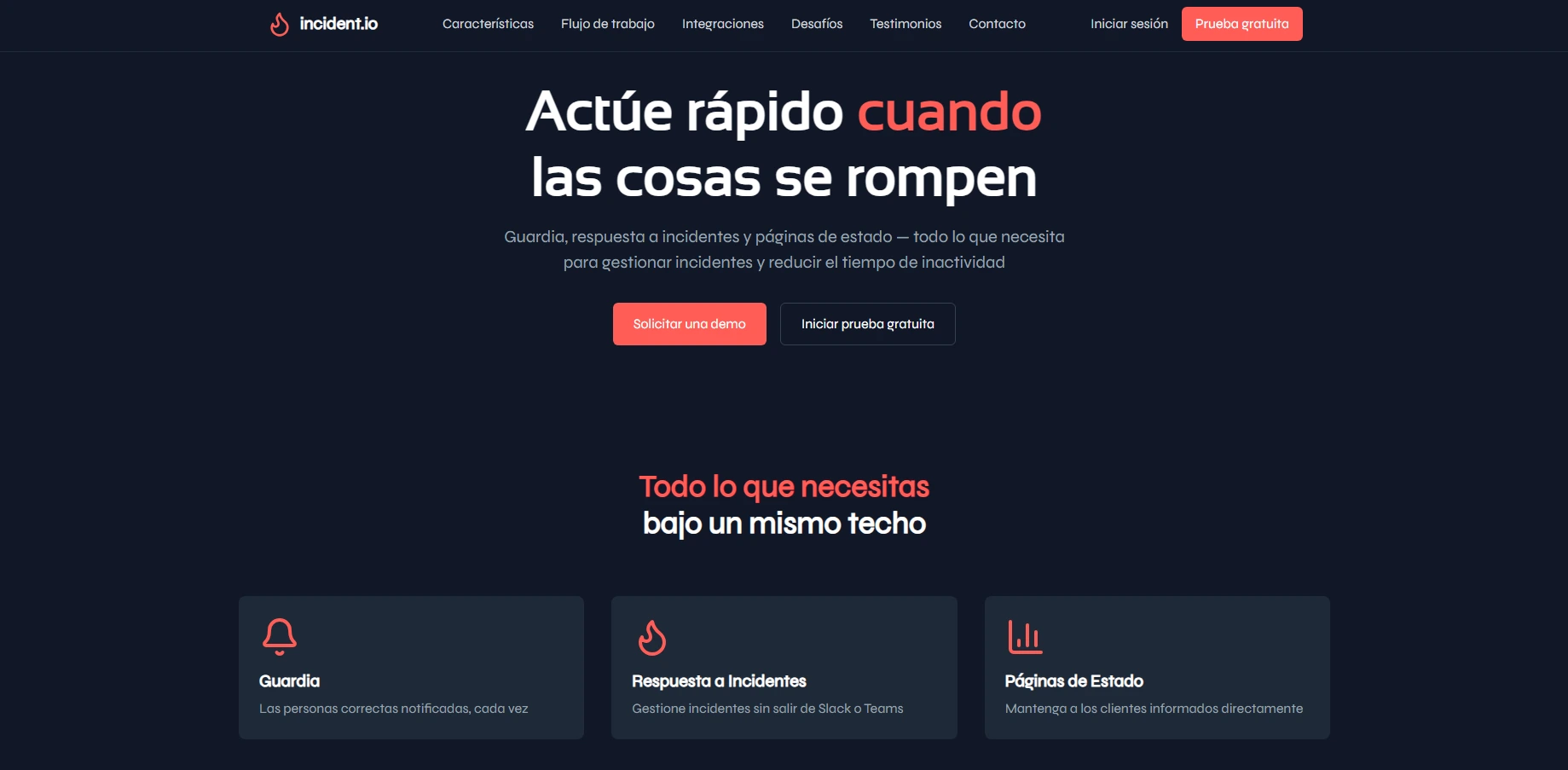 Demo de landing page SaaS 1